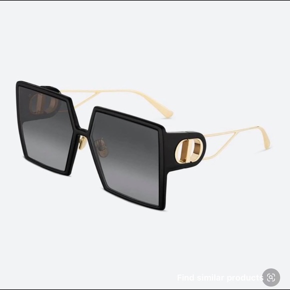 Dior 30 Montaigne Sunglass black/Gold - Picture 9 of 11